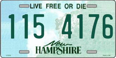 NH license plate 1154176