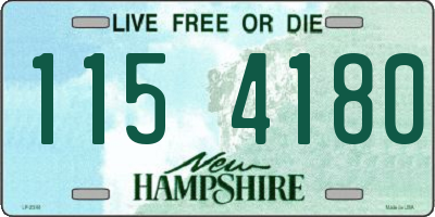 NH license plate 1154180