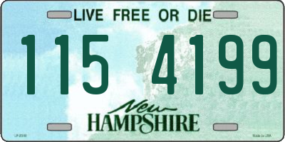 NH license plate 1154199