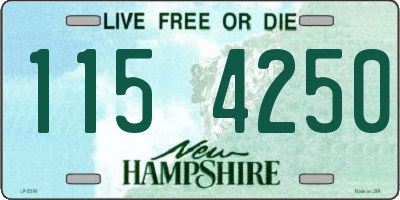 NH license plate 1154250