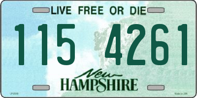 NH license plate 1154261