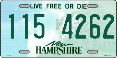 NH license plate 1154262