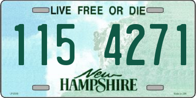 NH license plate 1154271