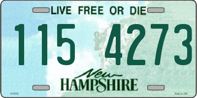NH license plate 1154273