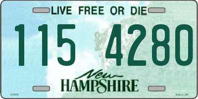 NH license plate 1154280