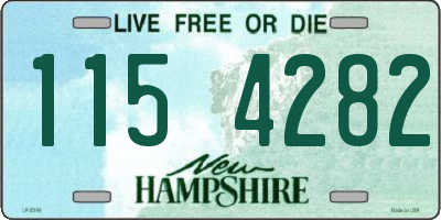 NH license plate 1154282