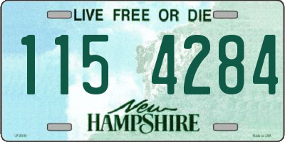 NH license plate 1154284