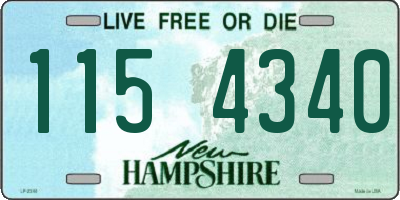 NH license plate 1154340