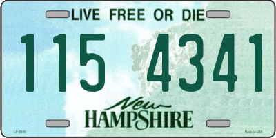 NH license plate 1154341