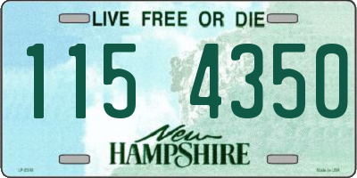 NH license plate 1154350