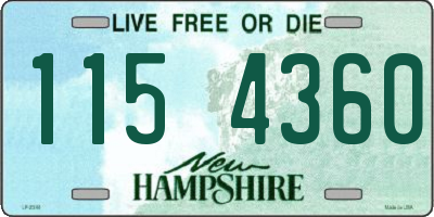 NH license plate 1154360