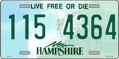 NH license plate 1154364