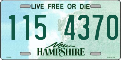NH license plate 1154370
