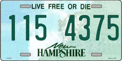 NH license plate 1154375