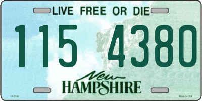 NH license plate 1154380