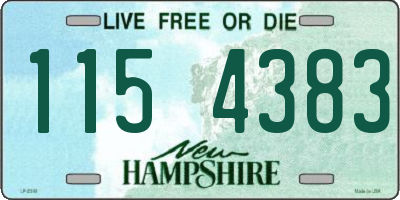NH license plate 1154383