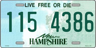 NH license plate 1154386