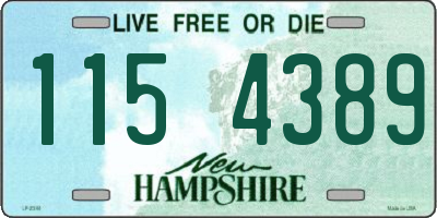 NH license plate 1154389