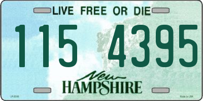NH license plate 1154395
