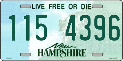 NH license plate 1154396