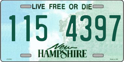 NH license plate 1154397