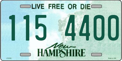 NH license plate 1154400