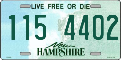 NH license plate 1154402
