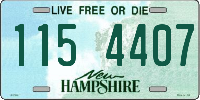 NH license plate 1154407