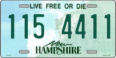 NH license plate 1154411