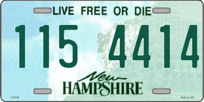 NH license plate 1154414