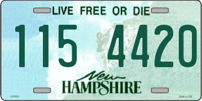 NH license plate 1154420