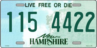 NH license plate 1154422