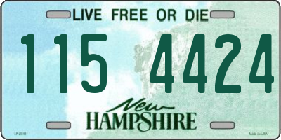 NH license plate 1154424