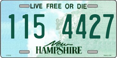 NH license plate 1154427