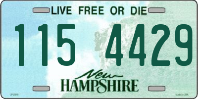 NH license plate 1154429