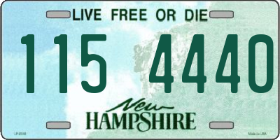 NH license plate 1154440