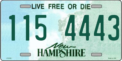 NH license plate 1154443