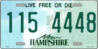 NH license plate 1154448