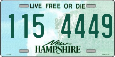 NH license plate 1154449