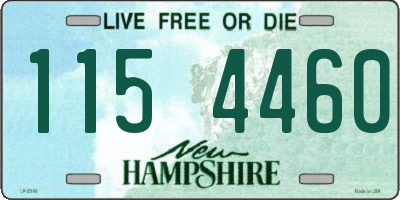NH license plate 1154460