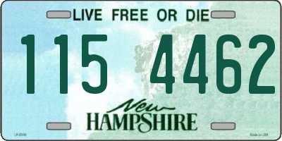 NH license plate 1154462