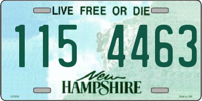 NH license plate 1154463