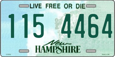 NH license plate 1154464