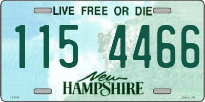 NH license plate 1154466