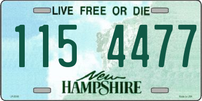 NH license plate 1154477