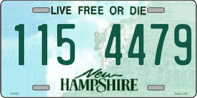 NH license plate 1154479
