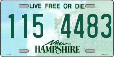 NH license plate 1154483