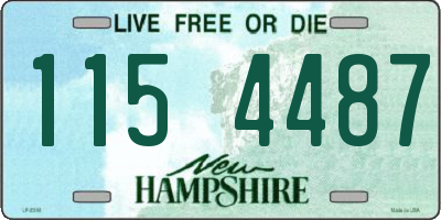 NH license plate 1154487