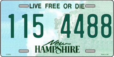 NH license plate 1154488