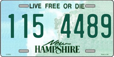 NH license plate 1154489